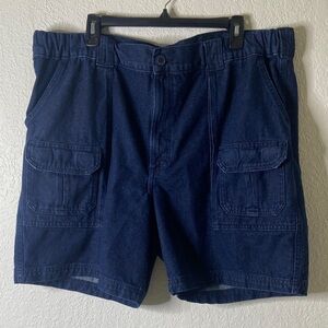 Lee Men's Dark Blue Cargo Shorts